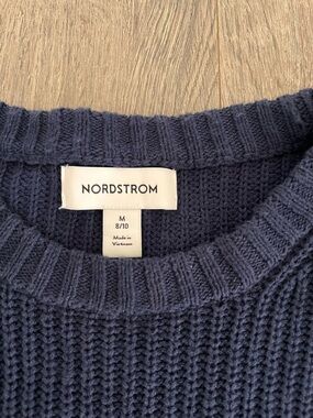 Boys Nordstrom Navy Knit Sweater Size M 8 10​